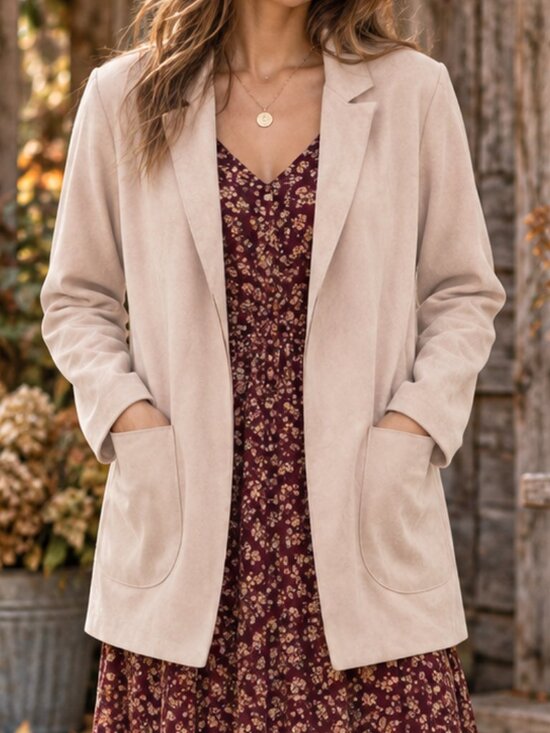 Jackets & Blazers - 3. Charter Club Pink Velour Blazer LARGE